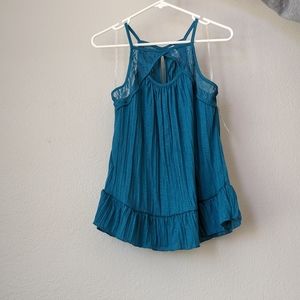 NB High Neck Cami with Lace Yoke